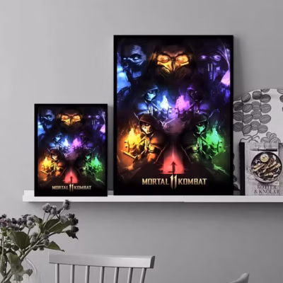 Mortal Kombat Ultimate Warriors Team Wall Art