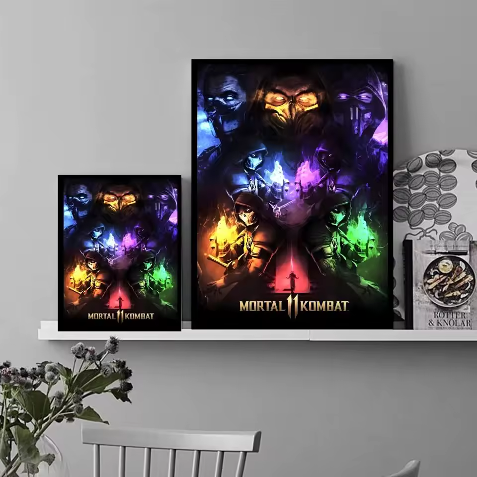 Mortal Kombat Ultimate Warriors Team Wall Art