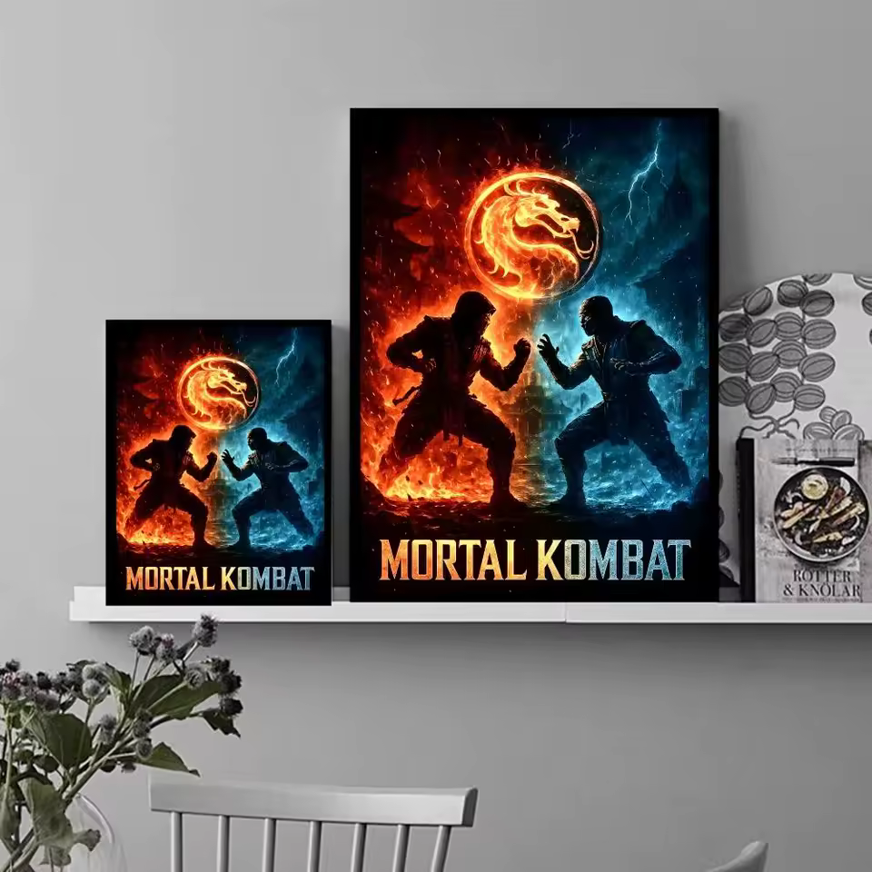 Mortal Kombat Raiden Thunder God Wall Art