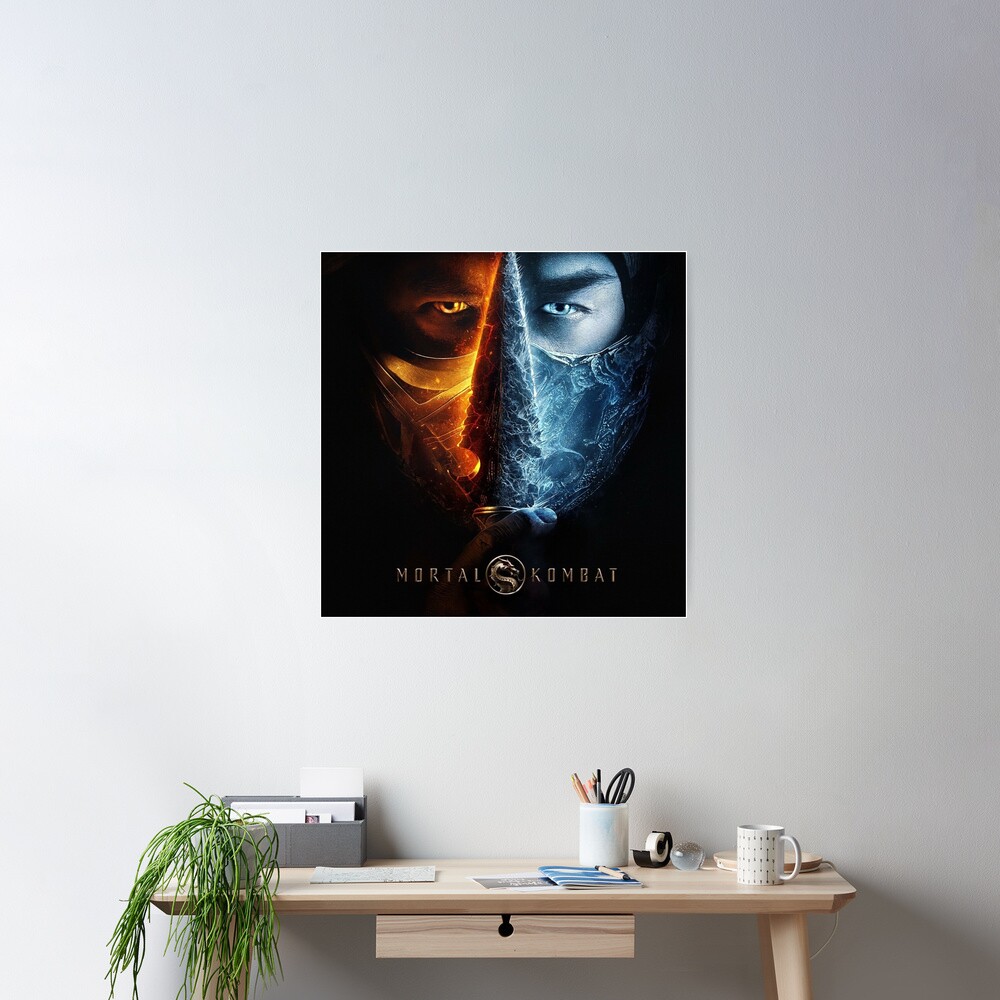 Mortal Kombat Look Vintage Tee Poster - Image 2