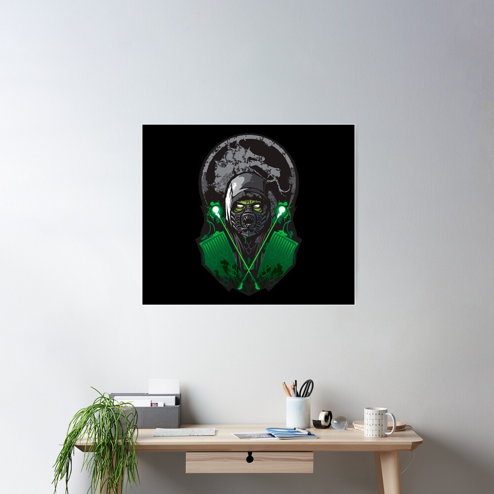 Mortal Kombat Reptile Dripping Acid Poster - Image 2