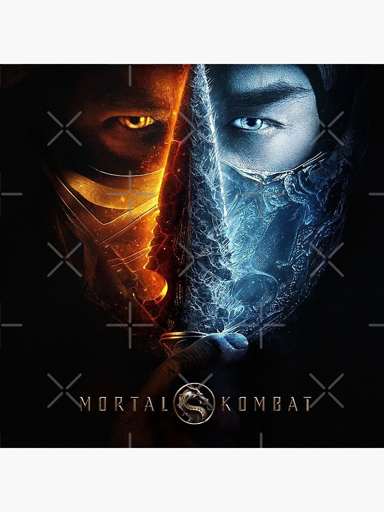 Mortal Kombat Look Vintage Tee Throw Pillow - Image 2
