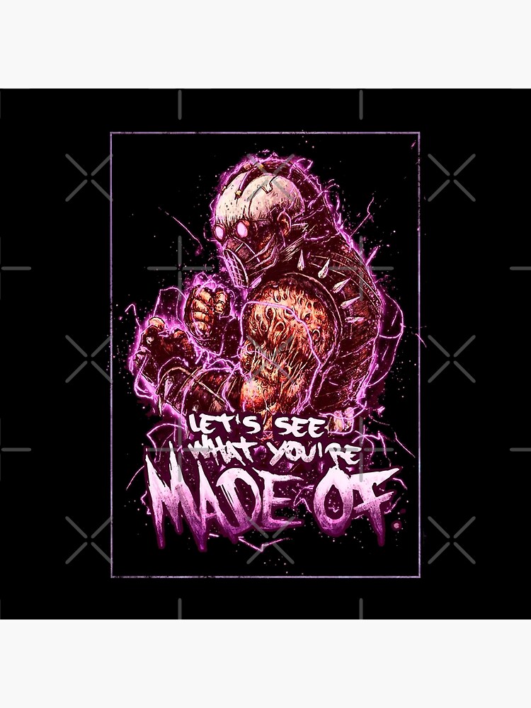 Mortal Kombat Kabal Pink Aura Throw Pillow - Image 2