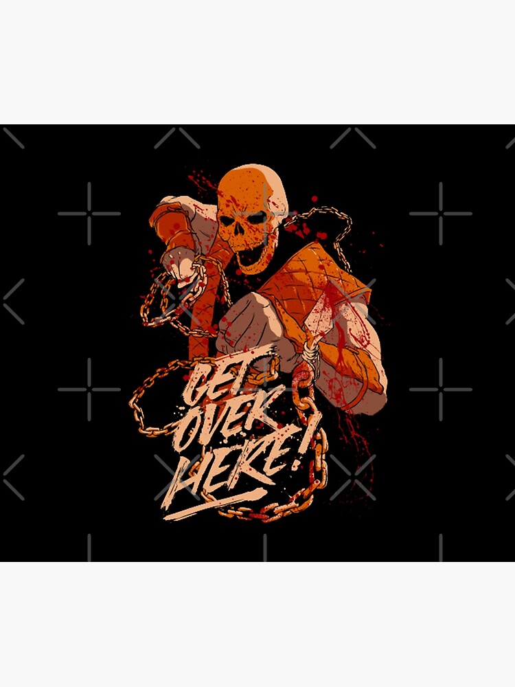 Mortal Kombat Hell Scorpion Shower Curtain - Image 2