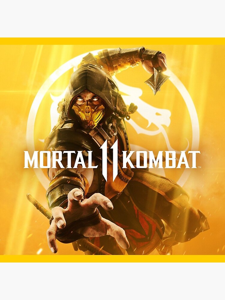 Mortal Kombat 11 Retro Shower Curtain - Image 2