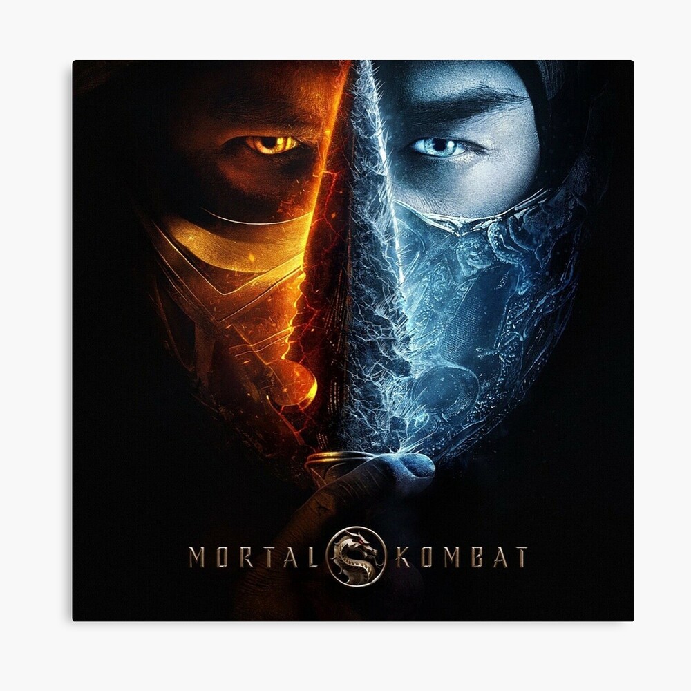 Mortal Kombat Look Vintage Tee Poster
