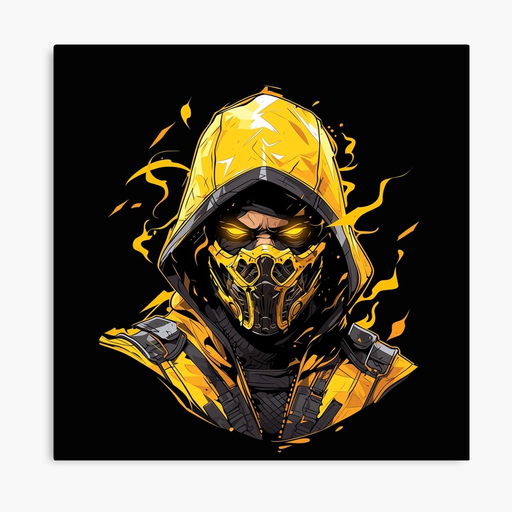 Scorpion Retro Graphic Tee Poster