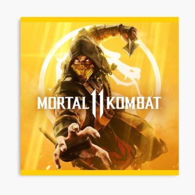 Mortal Kombat 11 Retro Poster
