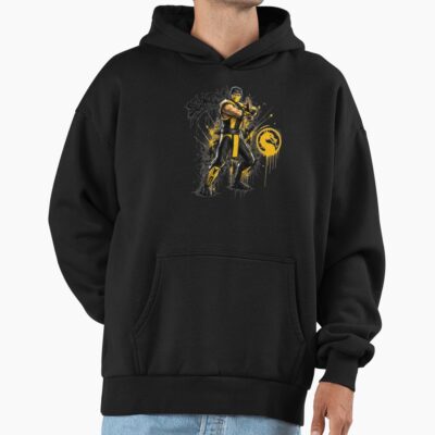 Scorpion Retro Tribute To Mortal Kombat Hoodie