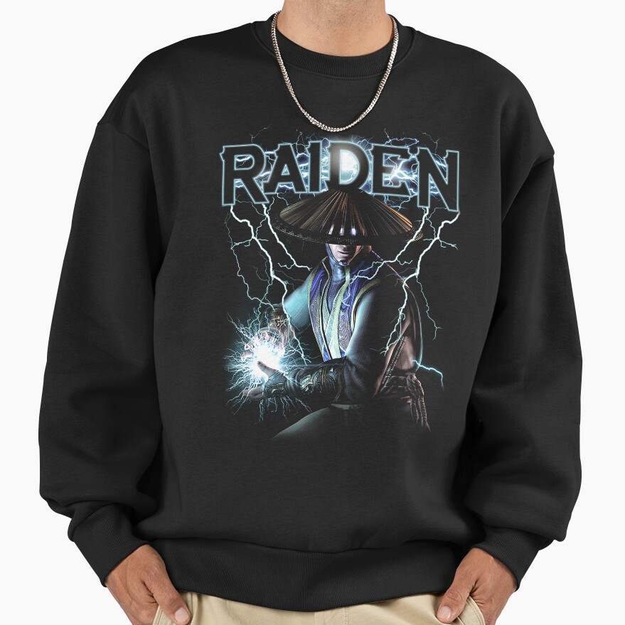 Lord Raiden Mortal Kombat Loose Sweatshirt - Image 2