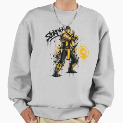 Scorpion Retro Tribute To Mortal Kombat Sweatshirt