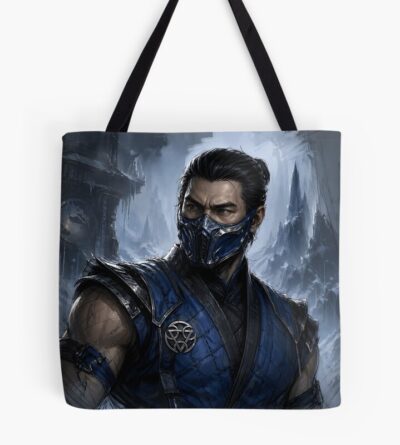 Sub Zero Mortal Kombat Fanart Tote Bag