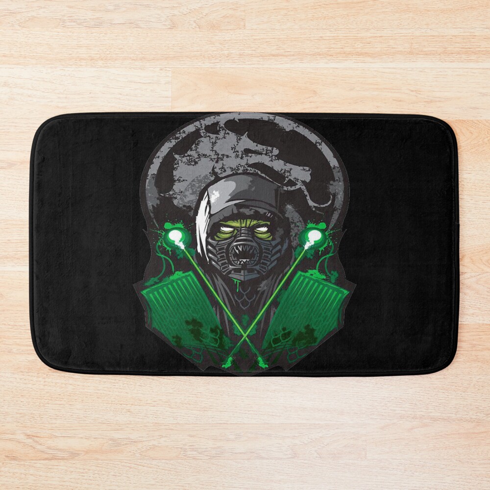 Mortal Kombat Reptile Dripping Acid Bath Mat