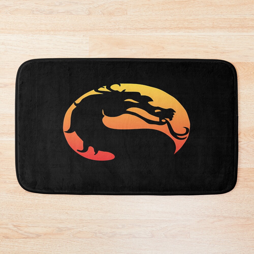 Mortal Kombat Logo Bath Mat