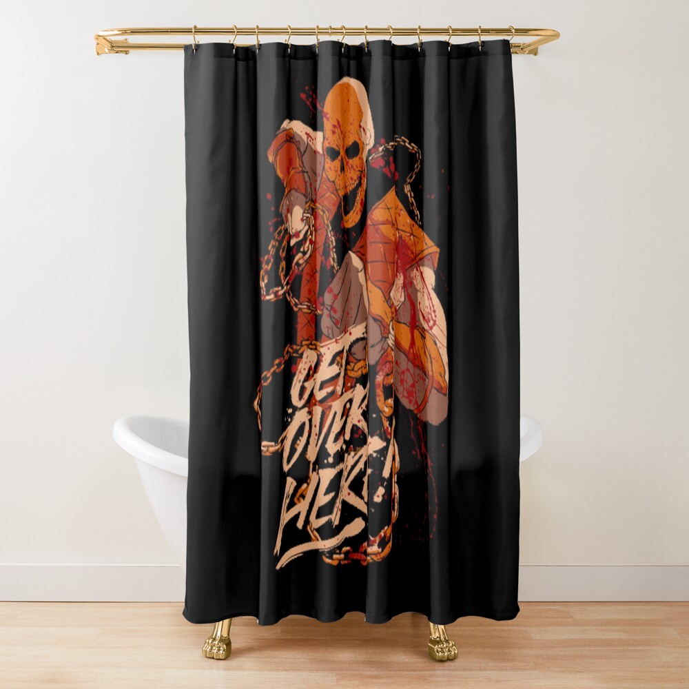 Mortal Kombat Hell Scorpion Shower Curtain
