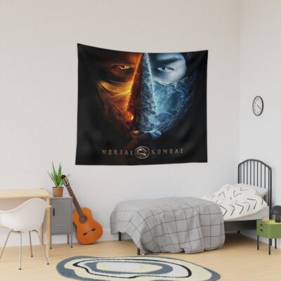 Mortal Kombat Look Vintage Tee Tapestry