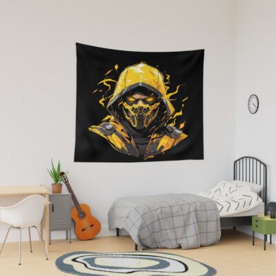 Scorpion Retro Graphic Tee Tapestry