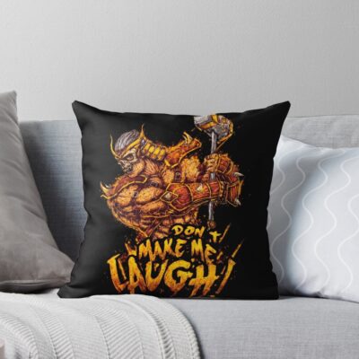 Mortal Kombat Shao Kahn Throw Pillow