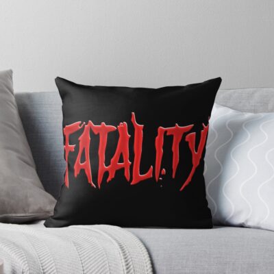 Mortal Kombat Fatality Throw Pillow